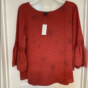 Red dressy blouse